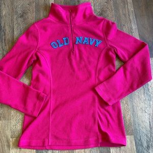 Old navy fleece quarter zip